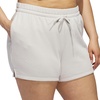 image:imageadidas Plus Size Essentials Small Logo Feel Cozy ShortsWonder Alumina