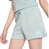 image:imageadidas Plus Size Essentials Small Logo Feel Cozy ShortsWonder SageWhite
