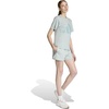 image:imageadidas Plus Size Essentials Small Logo Feel Cozy ShortsWonder SageWhite