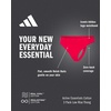 image:imageadidas Womens Active Essentials Low Rise Cotton Thong UnderwearHeather Grey WhitePure Ruby