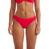 image:imageadidas Womens Active Essentials Low Rise Cotton Thong UnderwearHeather Grey WhitePure Ruby