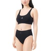 image:imageadidas Womens Active Seamless Micro Stretch Scoop Neck Lounge BraBlack