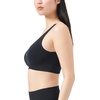 image:imageadidas Womens Active Seamless Micro Stretch Scoop Neck Lounge BraBlack