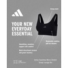 image:imageadidas Womens Active Seamless Micro Stretch Scoop Neck Lounge BraToasted Almond