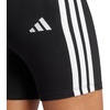 image:imageadidas Womens Essentials 3Stripes HighWaisted Biker ShortsBlackWhite