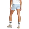 image:imageadidas Womens Essentials 3Stripes HighWaisted Biker ShortsBlueWhite