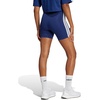 image:imageadidas Womens Essentials 3Stripes HighWaisted Biker ShortsDark BlueWhite