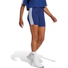 image:imageadidas Womens Essentials 3Stripes HighWaisted Biker ShortsDark BlueWhite