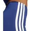 image:imageadidas Womens Essentials 3Stripes HighWaisted Biker ShortsDark BlueWhite
