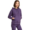 image:imageadidas Womens Essentials Small Logo Feel Cozy HoodieAurora PlumBlack