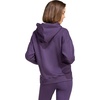 image:imageadidas Womens Essentials Small Logo Feel Cozy HoodieAurora PlumBlack