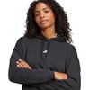 image:imageadidas Womens Essentials Small Logo Feel Cozy HoodieBlackWhite