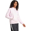image:imageadidas Womens Essentials Small Logo Feel Cozy HoodieClear PinkWhite