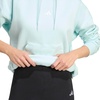 image:imageadidas Womens Essentials Small Logo Feel Cozy HoodieHalo MintWhite