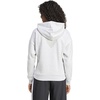 image:imageadidas Womens Essentials Small Logo Feel Cozy HoodieLight Grey HeatherWhite