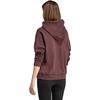 image:imageadidas Womens Essentials Small Logo Feel Cozy HoodieShadow BrownWhite