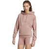 image:imageadidas Womens Essentials Small Logo Feel Cozy HoodieWarm ClayWhite