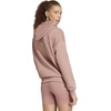 image:imageadidas Womens Essentials Small Logo Feel Cozy HoodieWarm ClayWhite