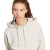 image:imageadidas Womens Essentials Small Logo Feel Cozy HoodieWonder AluminaWhite
