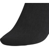 image:imageadidas Womens Scalloped Socks 3 Pairs Quarter Ankle HeightBlackCarbon Grey