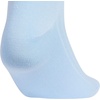 image:imageadidas Womens Scalloped Socks 3 Pairs Quarter Ankle HeightGlow BlueWhiteGrey