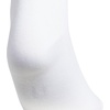 image:imageadidas Womens Scalloped Socks 3 Pairs Quarter Ankle HeightWhiteClear Grey