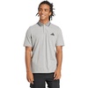 image:imageAdidas Mens Essentials Small Logo Pique Polo ShirtMedium Grey HeatherBlack