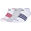 White/Active Maroon/Dark Blue/3-stripe/4