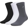 image:imageadidas Mens Cushioned Comfort Crew Socks 3 Pairs Super Soft amp CozyBlackWhiteOnix Grey
