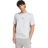 image:imageadidas Mens Essentials 3Stripes Single Jersey TShirtLight Grey Heather