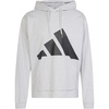 image:imageadidas Mens Essentials Big Logo Single Jersey HoodieLight Grey HeatherBlack