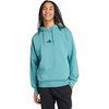 image:imageadidas Mens Essentials Feel Cozy Fleece Hoodie SweatshirtPowder TealBlack