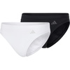 image:imageadidas Womens Active Modal Comfort Bikini UnderwearBlackWhite