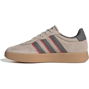 image:imageadidas Mens Barreda Fashion SneakersWonder BeigeCharcoalSemi Lucid Red