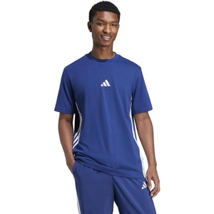 image:imageadidas Mens Essentials 3Stripes Single Jersey TShirtDark BlueWhite