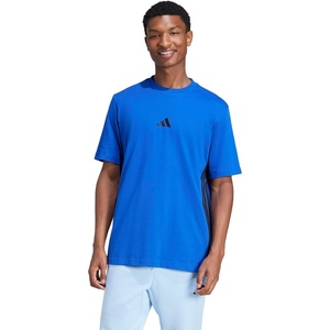 image:imageadidas Mens Essentials 3Stripes Single Jersey TShirtTeam Royal BlueBlack
