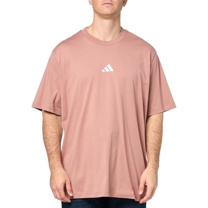 image:imageadidas Mens Essentials 3Stripes Single Jersey TShirtWarm ClayWhite