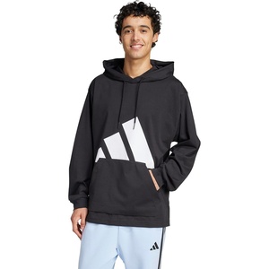 image:imageadidas Mens Essentials Big Logo Single Jersey HoodieBlackWhite