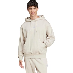 image:imageadidas Mens Essentials Feel Cozy Fleece Hoodie SweatshirtWonder AluminaWhite