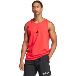 image:imageadidas Mens Essentials Small Logo Single Jersey Tank TopPure RubyBlack