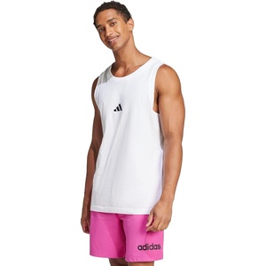 image:imageadidas Mens Essentials Small Logo Single Jersey Tank TopWhiteBlack