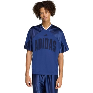 image:imageadidas Mens Stadium Graphic Mesh TShirtDark BlueOff White