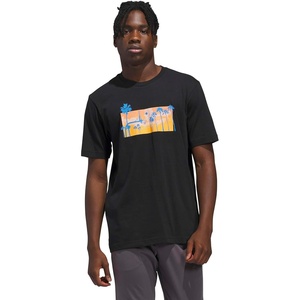 image:imageadidas Mens Summer Sunset Graphic TShirtBlack
