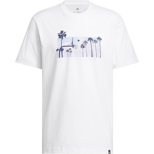 image:imageadidas Mens Summer Sunset Graphic TShirtWhite