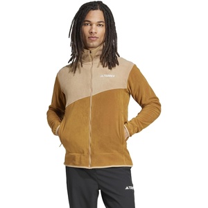 image:imageadidas Mens Terrex Multi FullZip Fleece Hiking JacketBronze StrataCardboard