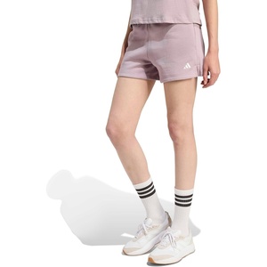 image:imageadidas Plus Size Essentials Small Logo Feel Cozy ShortsPreloved FigWhite