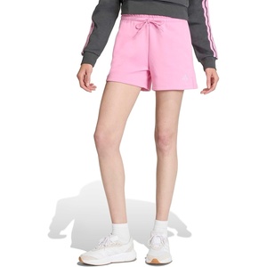 image:imageadidas Plus Size Essentials Small Logo Feel Cozy ShortsSt Tropic BloomWhite