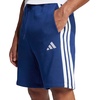 image:imageadidas Mens Essentials 3Stripes Fleece 9inch ShortsDark BlueWhite