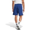 image:imageadidas Mens Essentials 3Stripes Fleece 9inch ShortsDark BlueWhite