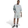image:imageadidas Mens Essentials 3Stripes Fleece 9inch ShortsWonder SageCollegiate Green